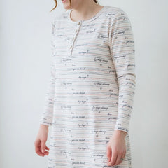 Ladies Bamboo Long-Sleeve Housedress | Love Story
