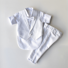 Archie's Penguin Tail Vest Set