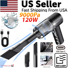 120W Cordless Handheld Vacuum Cleaner Small Mini Portable Car Auto